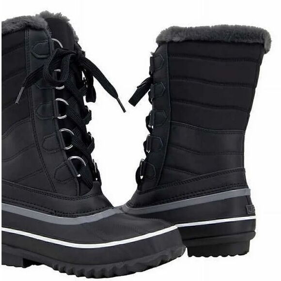 JBU Sabine Ladies' Water Resistant Winter Boot, Black - Picture 4 of 5